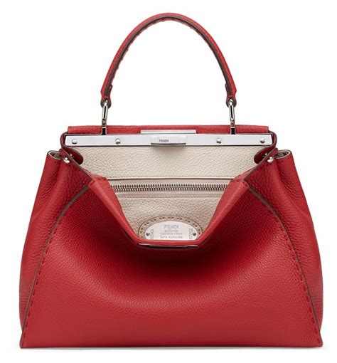 fendi peekaboo in selleria leather|fendi peekaboo crocodile.